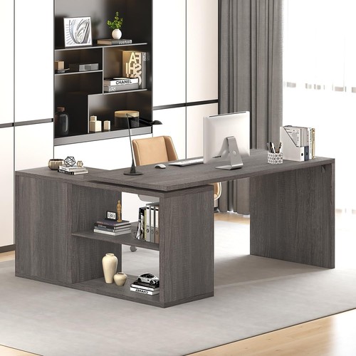 Hsh shaped computer desk - hsh, l