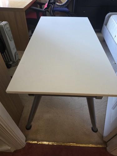 Ikea trotten white - white, desk