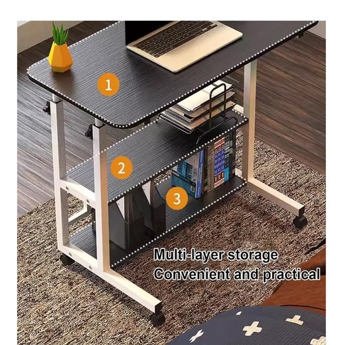 Height adjustable rolling - adjustable, desk