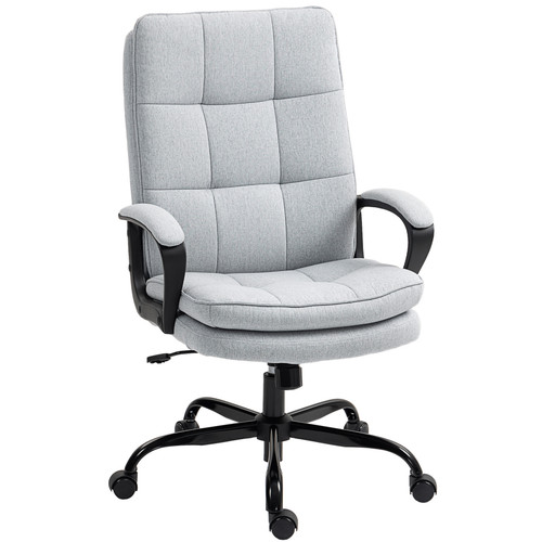 Homcom fabric office chair - fabric,