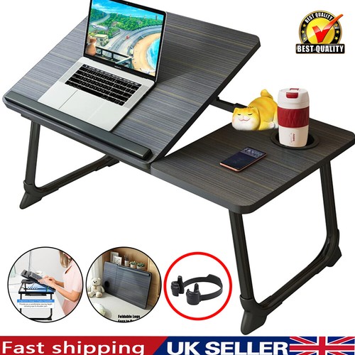 Folding laptop table stand bed - laptop,