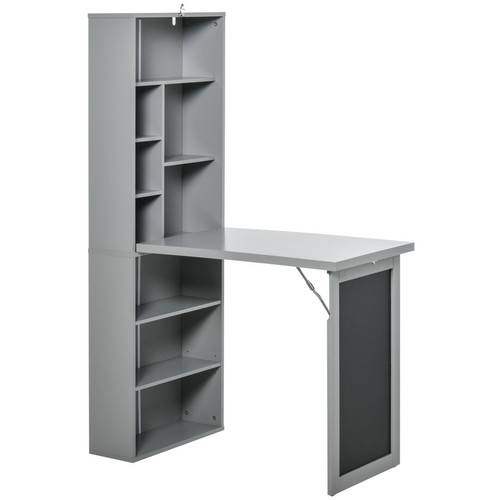 Folding convertible desk with - desk,