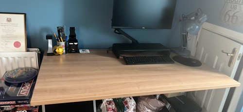 Desk wooden - in, size)