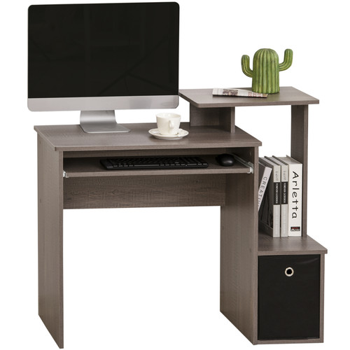 Computer desk with sliding - with,