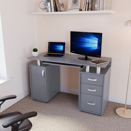 Drawer computer desk home - 3,