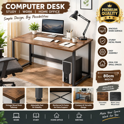 80cm vintage computer - vintage, desk