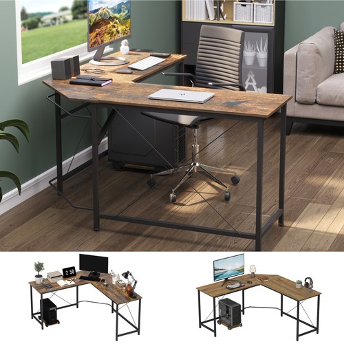 Corner shape computer - l-shape, desk
