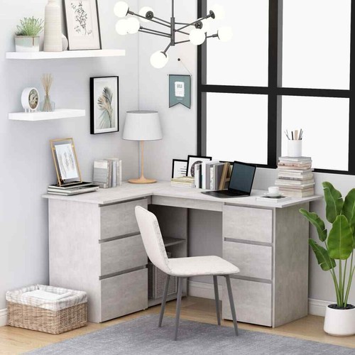 Shaped corner desk - l-shaped, chipboard