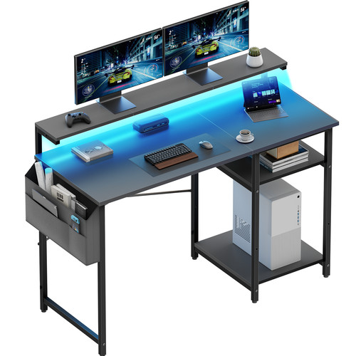 Computer desk with led - desk, lights