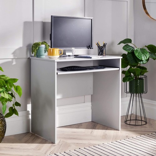 Grey computer desk laptop - computer,