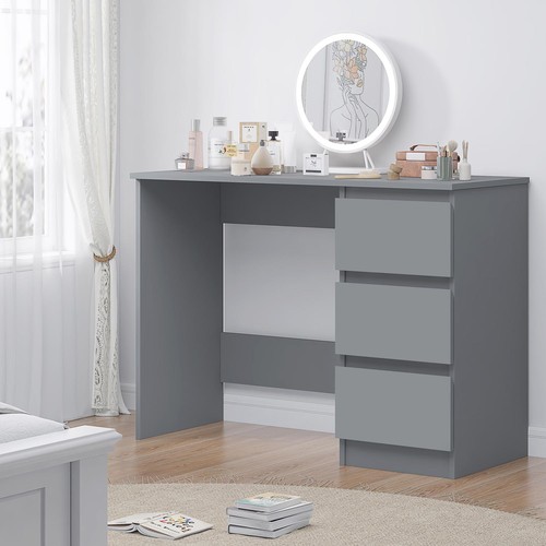Dark matt grey desk drawer - desk, 3