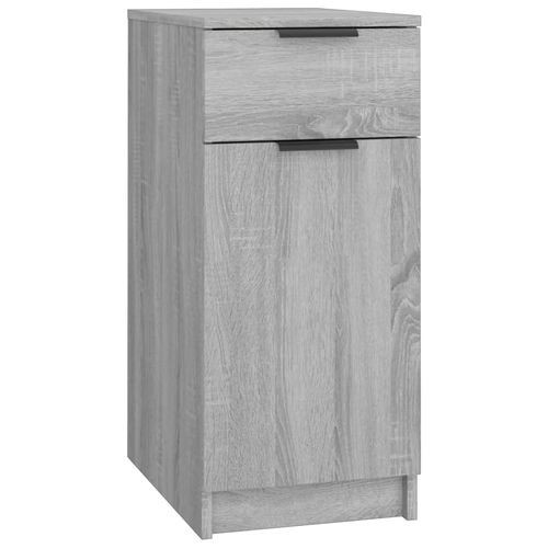 Desk cabinet grey - desk,