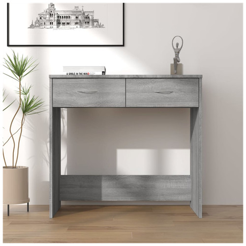 Desk grey sonoma 80x40x75cm - desk,