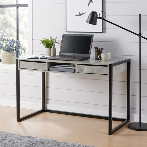 Office desk grey - office,
